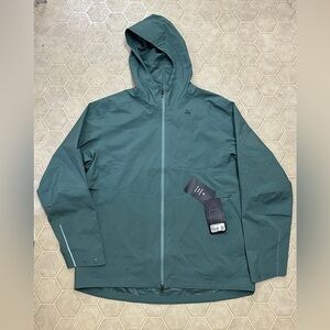 Men’s XL Lululemon Waterproof Full Zip Hooded Raincoat Jacket